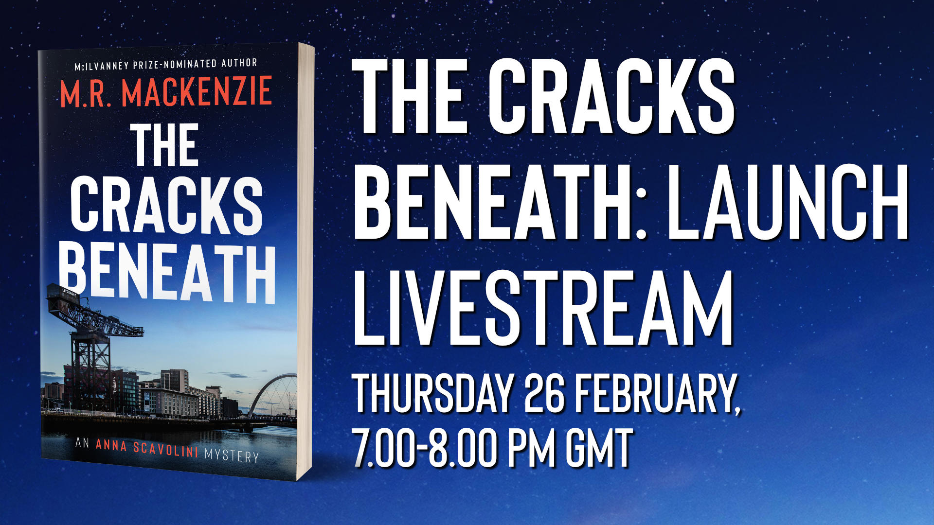 You’re invited to The Cracks Beneath’s launch livestream and giveaway!